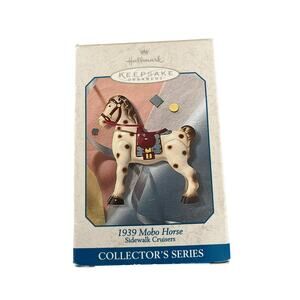 1998 Hallmark Ornament 1939 Mobo Horse Sidewalk Cruisers Die-Cast Vintage